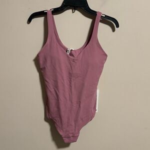 NWT Lululemon Align Bodysuit Velvet Dust Pink- Size 2